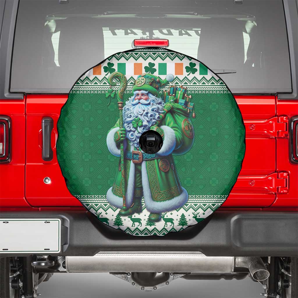 Ireland Christmas Spare Tire Cover Irish Santa Claus - Wonder Print Shop