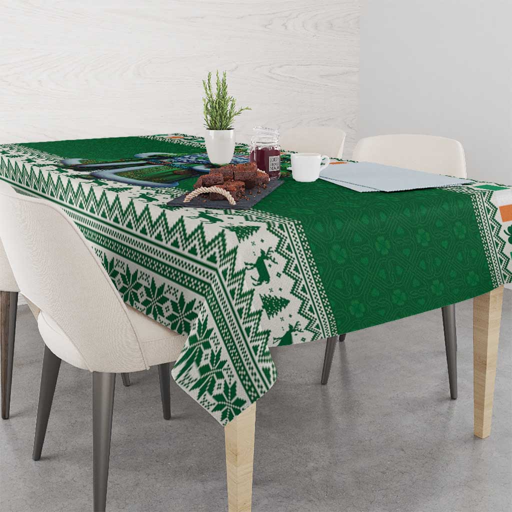 Ireland Christmas Tablecloth Irish Santa Claus - Wonder Print Shop
