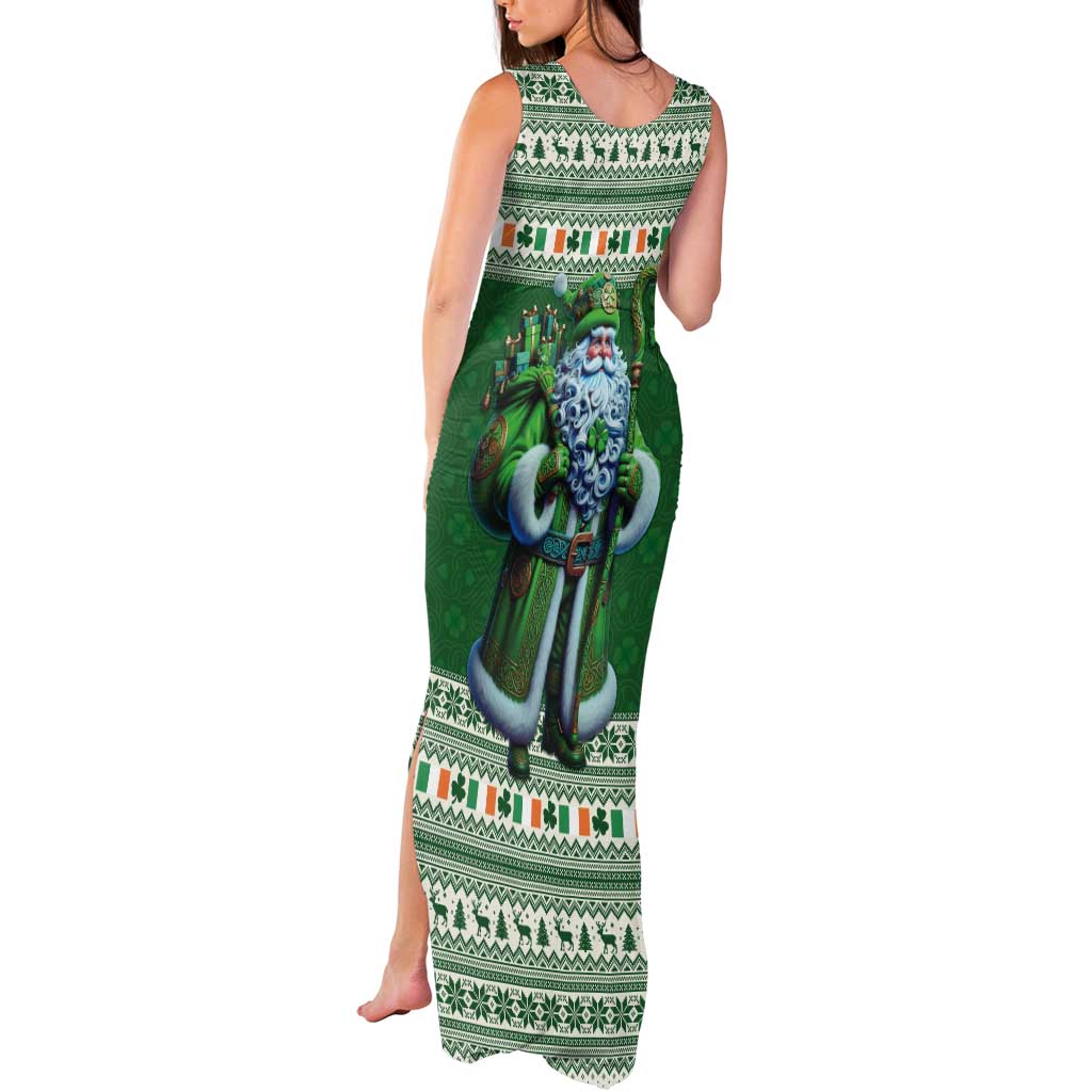 Ireland Christmas Tank Maxi Dress Irish Santa Claus - Wonder Print Shop