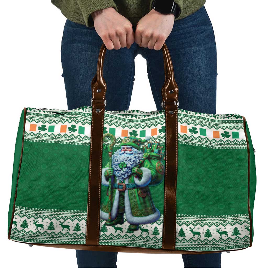 Ireland Christmas Travel Bag Irish Santa Claus - Wonder Print Shop