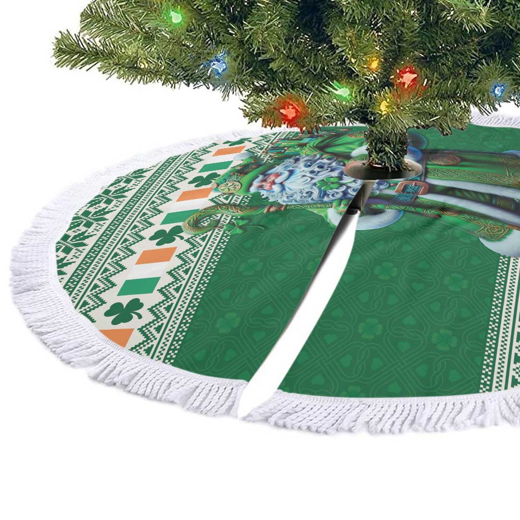 Ireland Christmas Tree Skirt Irish Santa Claus - Wonder Print Shop