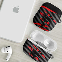Albania Beast AirPods Case Ripped Flag Graphic - Wonder Print Shop
