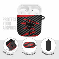 Albania Beast AirPods Case Ripped Flag Graphic - Wonder Print Shop