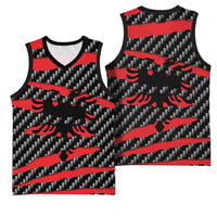 Albania Beast Basketball Jersey Ripped Flag Graphic - Wonder Print Shop