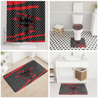 Albania Beast Bathroom Set Ripped Flag Graphic - Wonder Print Shop
