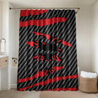 Albania Beast Bathroom Set Ripped Flag Graphic - Wonder Print Shop