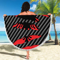 Albania Beast Beach Blanket Ripped Flag Graphic - Wonder Print Shop
