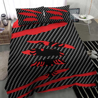 Albania Beast Bedding Set Ripped Flag Graphic - Wonder Print Shop