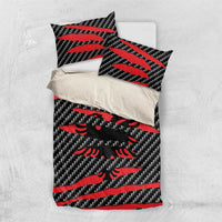 Albania Beast Bedding Set Ripped Flag Graphic - Wonder Print Shop