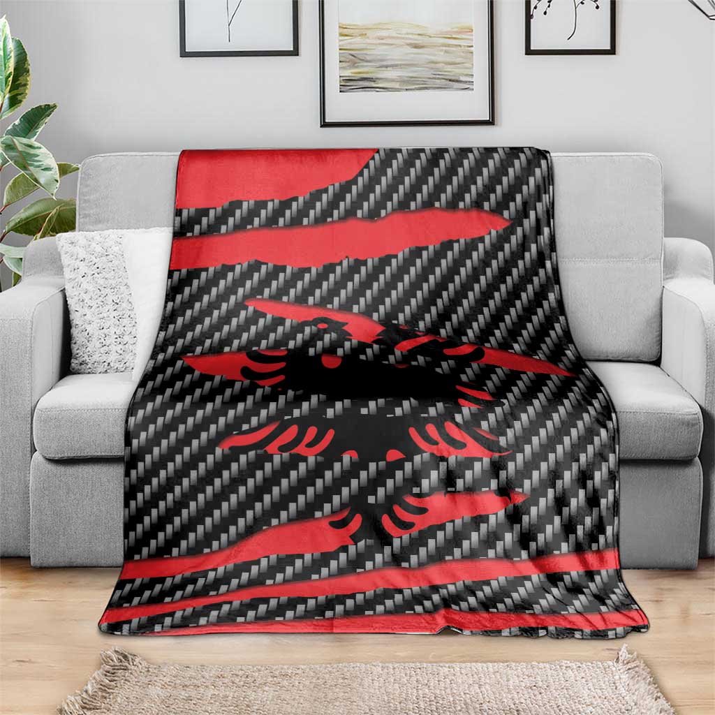 Albania Beast Blanket Ripped Flag Graphic - Wonder Print Shop