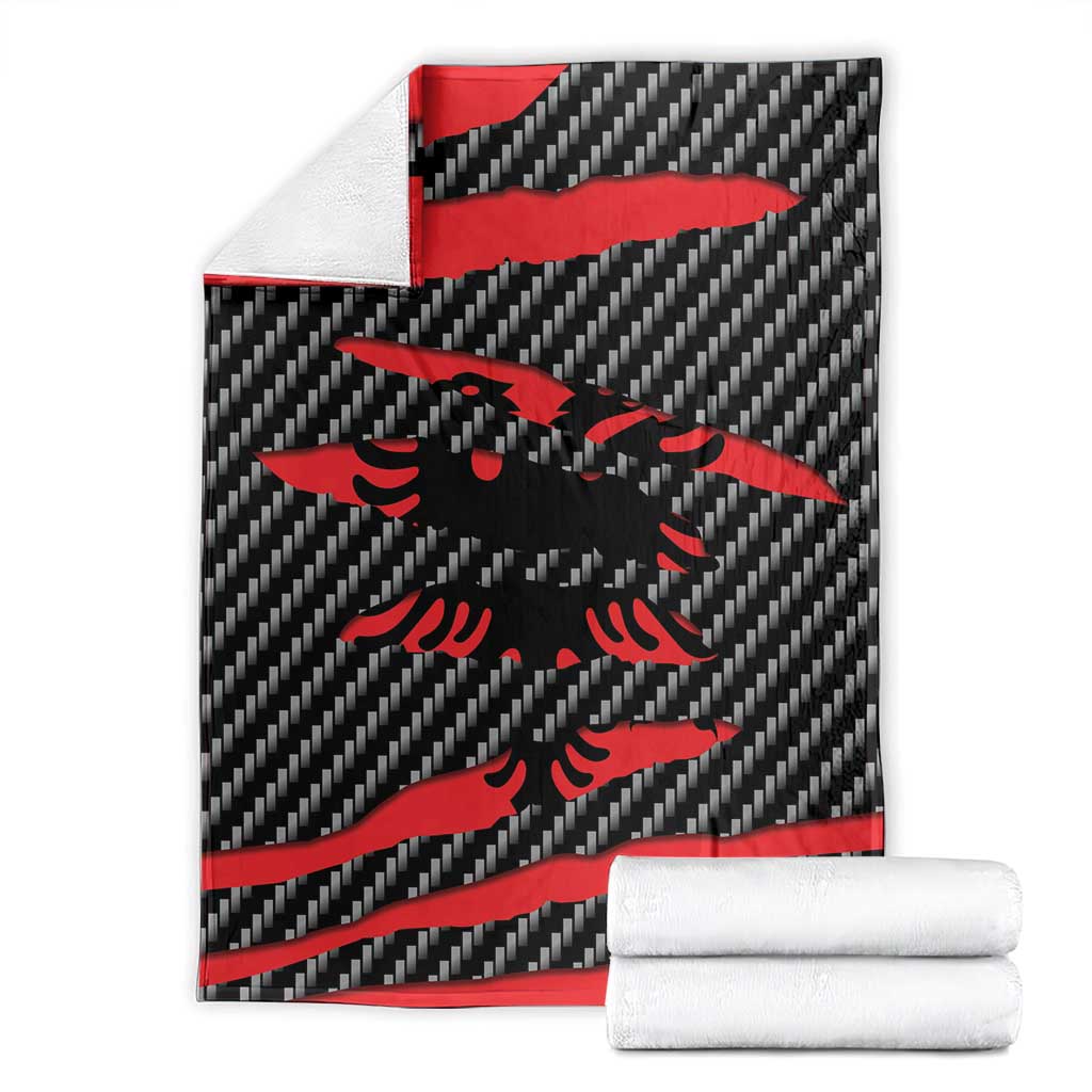 Albania Beast Blanket Ripped Flag Graphic - Wonder Print Shop