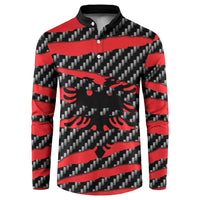 Albania Beast Button Sweatshirt Ripped Flag Graphic - Wonder Print Shop