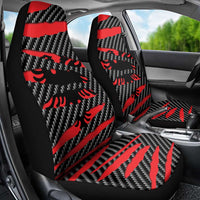 Albania Beast Car Seat Cover Ripped Flag Graphic - Wonder Print Shop