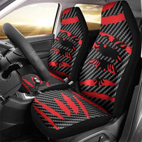 Albania Beast Car Seat Cover Ripped Flag Graphic - Wonder Print Shop