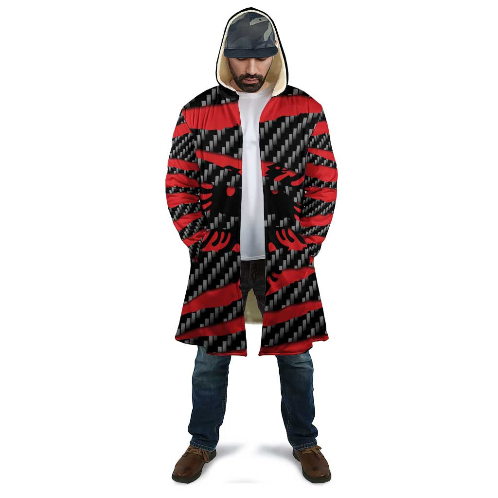 Albania Beast Cloak Ripped Flag Graphic - Wonder Print Shop