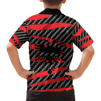 Albania Beast Family Matching Puletasi and Hawaiian Shirt Ripped Flag Graphic - Wonder Print Shop