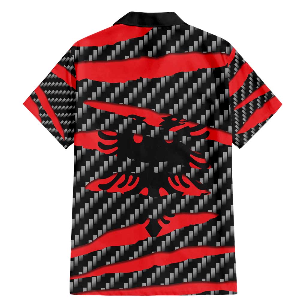 Albania Beast Hawaiian Shirt Ripped Flag Graphic - Wonder Print Shop