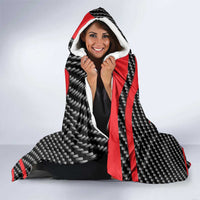 Albania Beast Hooded Blanket Ripped Flag Graphic - Wonder Print Shop
