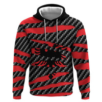 Albania Beast Hoodie Ripped Flag Graphic - Wonder Print Shop
