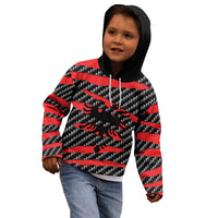 Albania Beast Kid Hoodie Ripped Flag Graphic - Wonder Print Shop