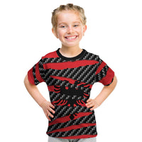 Albania Beast Kid T Shirt Ripped Flag Graphic - Wonder Print Shop
