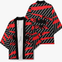 Albania Beast Kimono Ripped Flag Graphic - Wonder Print Shop