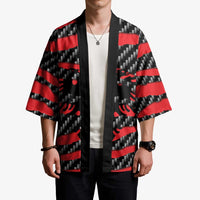 Albania Beast Kimono Ripped Flag Graphic - Wonder Print Shop
