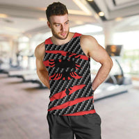 Albania Beast Men Tank Top Ripped Flag Graphic - Wonder Print Shop