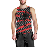 Albania Beast Men Tank Top Ripped Flag Graphic - Wonder Print Shop