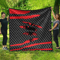 Albania Beast Quilt Ripped Flag Graphic - Wonder Print Shop