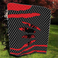 Albania Beast Quilt Ripped Flag Graphic - Wonder Print Shop