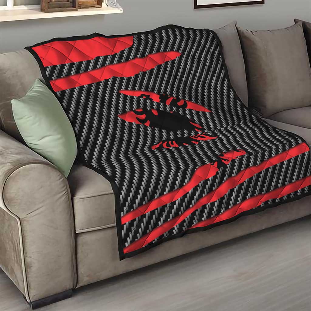 Albania Beast Quilt Ripped Flag Graphic - Wonder Print Shop