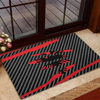 Albania Beast Rubber Doormat Ripped Flag Graphic - Wonder Print Shop