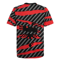 Albania Beast Rugby Jersey Ripped Flag Graphic - Wonder Print Shop