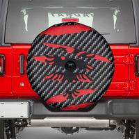 Albania Beast Spare Tire Cover Ripped Flag Graphic - Wonder Print Shop