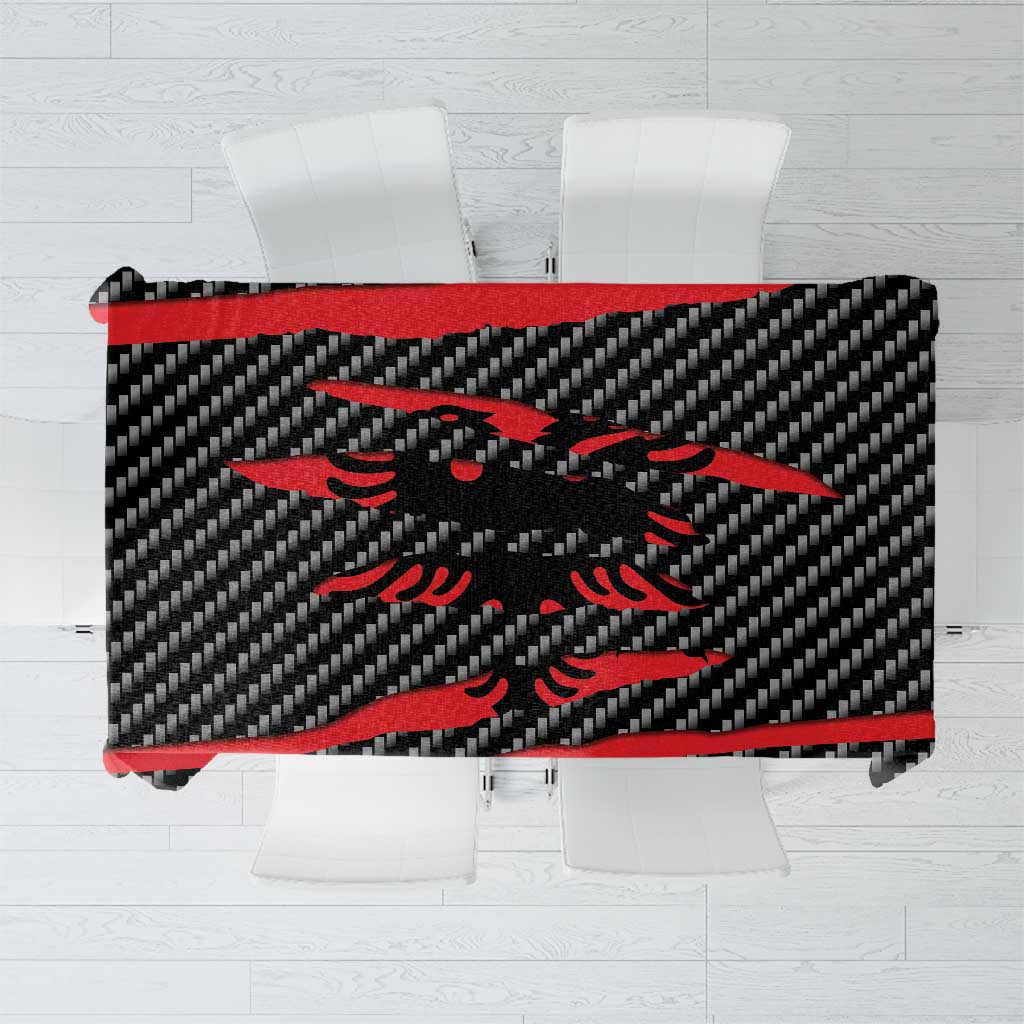 Albania Beast Tablecloth Ripped Flag Graphic - Wonder Print Shop