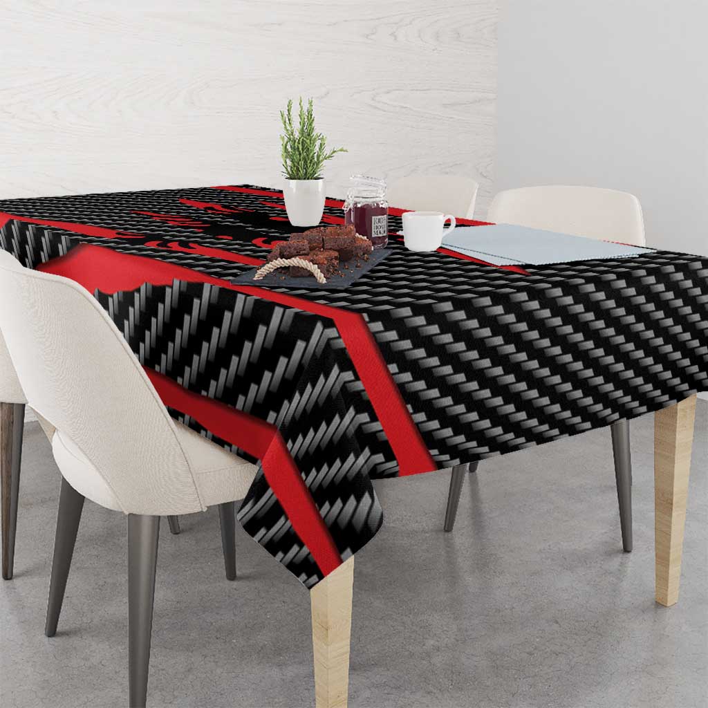 Albania Beast Tablecloth Ripped Flag Graphic - Wonder Print Shop