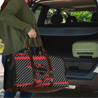 Albania Beast Travel Bag Ripped Flag Graphic - Wonder Print Shop