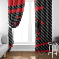 Albania Beast Window Curtain Ripped Flag Graphic - Wonder Print Shop