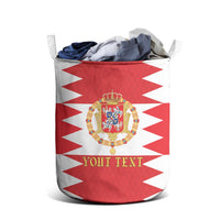 Personalized Polish-Lithuanian Commonwealth Laundry Basket Royal Coat Of Arms Style