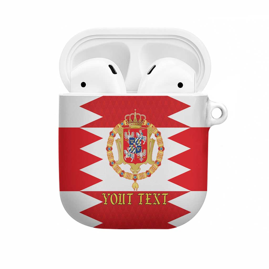 Personalized Polish-Lithuanian Commonwealth AirPods Case Royal Coat Of Arms Style