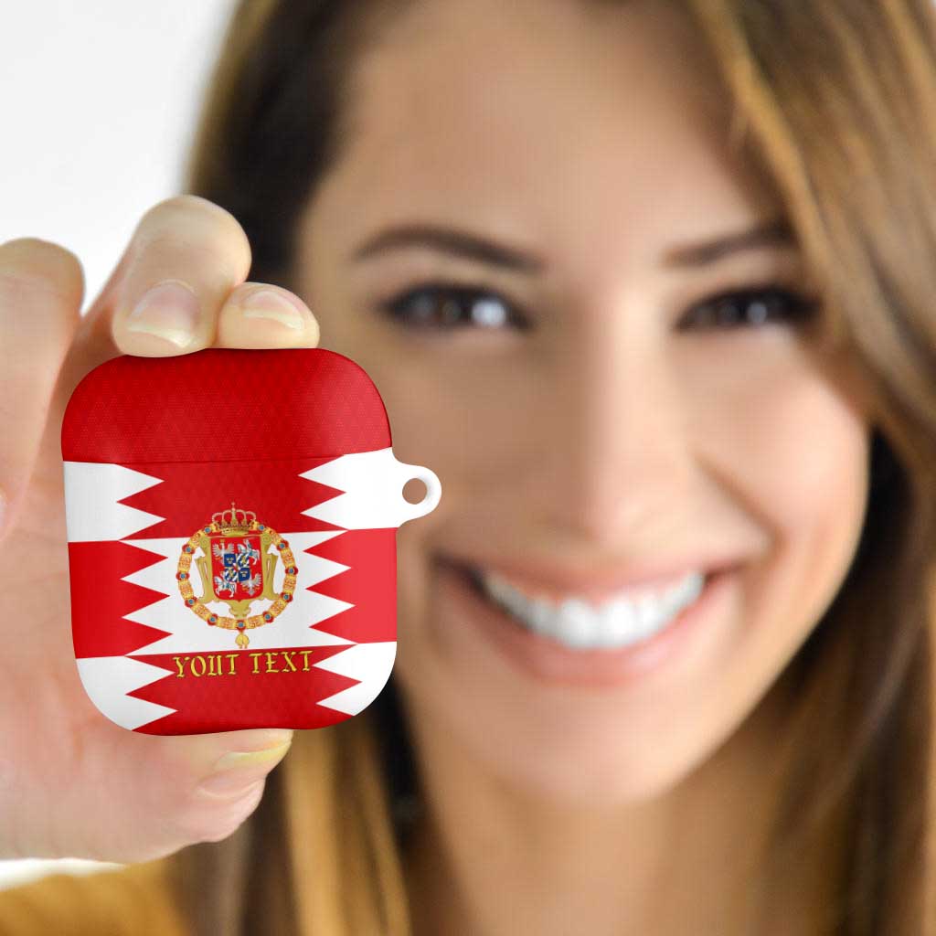 Personalized Polish-Lithuanian Commonwealth AirPods Case Royal Coat Of Arms Style