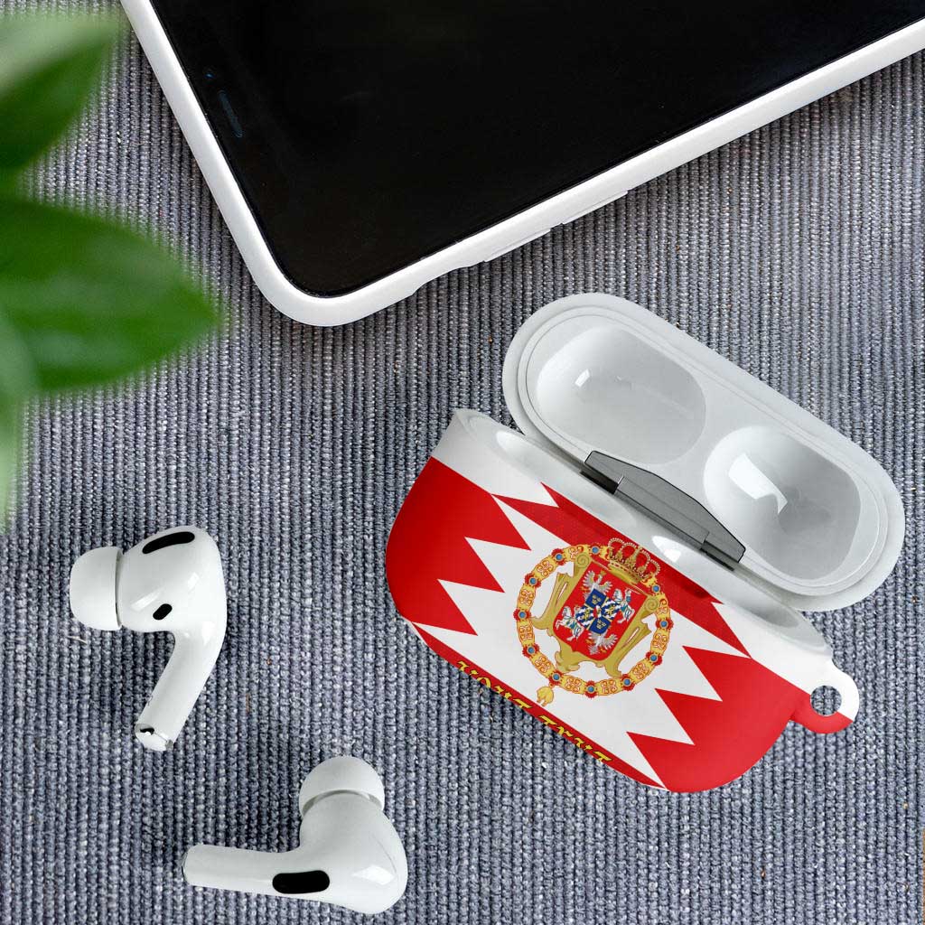 Personalized Polish-Lithuanian Commonwealth AirPods Case Royal Coat Of Arms Style