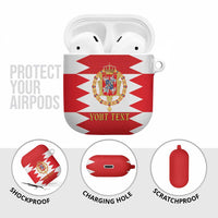 Personalized Polish-Lithuanian Commonwealth AirPods Case Royal Coat Of Arms Style
