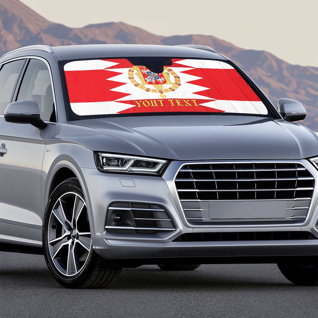 Personalized Polish-Lithuanian Commonwealth Auto Sun Shade Royal Coat Of Arms Style