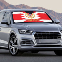 Personalized Polish-Lithuanian Commonwealth Auto Sun Shade Royal Coat Of Arms Style