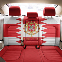 Personalized Polish-Lithuanian Commonwealth Back Car Seat Cover Royal Coat Of Arms Style