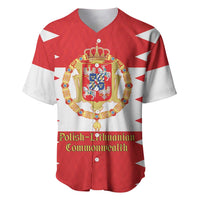 Personalized Polish-Lithuanian Commonwealth Baseball Jersey Royal Coat Of Arms Style