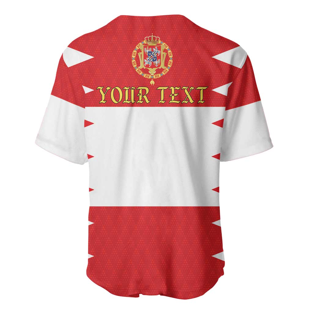 Personalized Polish-Lithuanian Commonwealth Baseball Jersey Royal Coat Of Arms Style