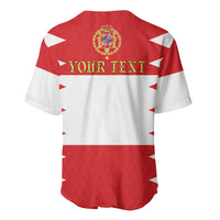 Personalized Polish-Lithuanian Commonwealth Baseball Jersey Royal Coat Of Arms Style